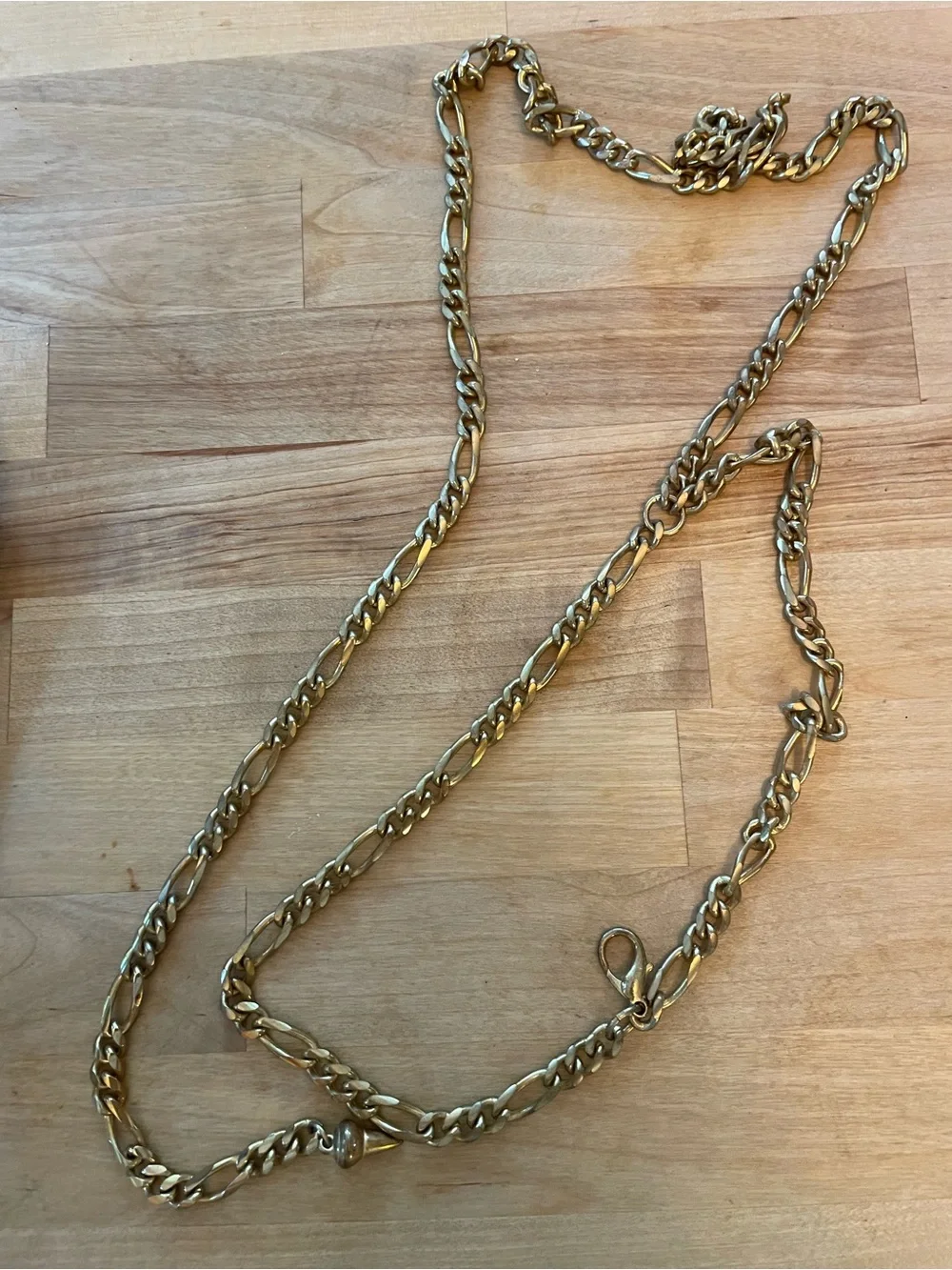 Vintage Gold Triple-Chain Waist Belt